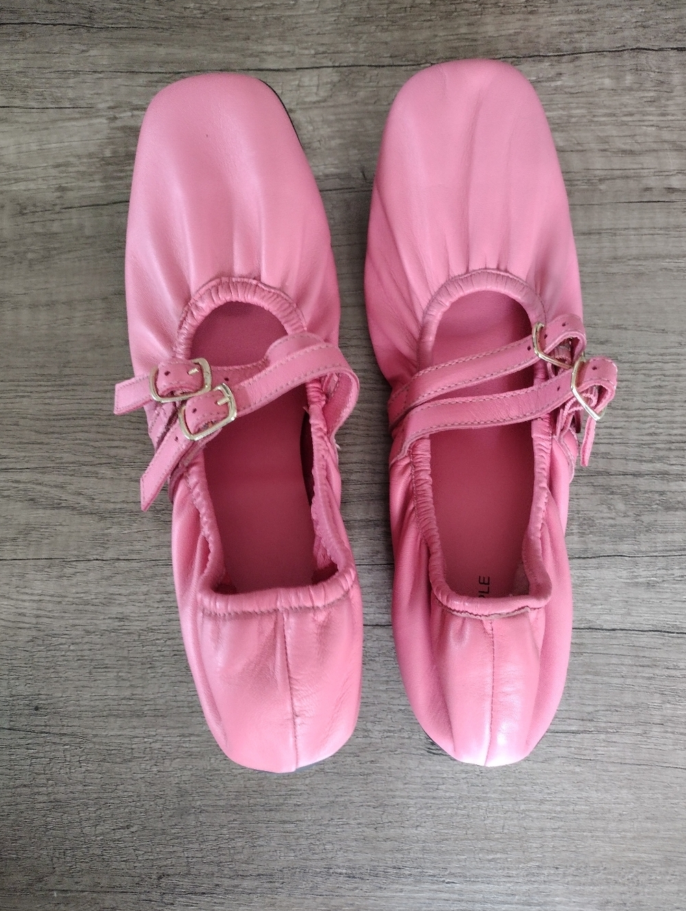Free People Gemini Ballet Flats Womens 9 Pink Watermelon - Picture 4 of 6